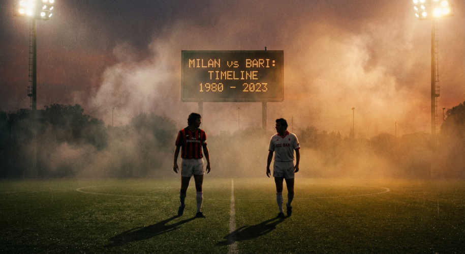 AC Milan vs SSC Bari Timeline